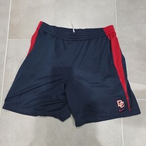 Genuine Merchandise Men's Navy and Red Athletic Shorts